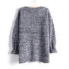 Sueter Mujer 2017 Autumn Winter Fashion Split Swallowtail Female Loose Sweaters Round Neck Women Sweaters And Pullovers LMY17