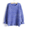 Sueter Mujer 2017 Autumn Winter Fashion Split Swallowtail Female Loose Sweaters Round Neck Women Sweaters And Pullovers LMY17