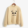 Sudaderas Mujer 2017 Cute Hoodies Women Kawaii Harajuku Shy Panda Letters Printed Sweatshirt Moletom Feminino Pullover