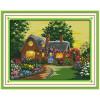 Suburban House Patterns Counted Cross Stitch 11CT 14CT Cross Stitch Set Wholesale Scenery Cross-stitch Kit Embroidery Needlework