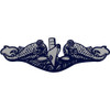 Submarine Dolphin Large (Silver) 10.5" Decal