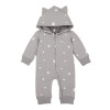 Spring Cartoon Star Pattern Hooded Baby Rompers Newborn Clothing Cotton Long Sleeve Jumpsuits Boys Girls Outerwear Costume