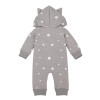Spring Cartoon Star Pattern Hooded Baby Rompers Newborn Clothing Cotton Long Sleeve Jumpsuits Boys Girls Outerwear Costume
