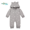 Spring Cartoon Star Pattern Hooded Baby Rompers Newborn Clothing Cotton Long Sleeve Jumpsuits Boys Girls Outerwear Costume