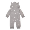 Spring Cartoon Star Pattern Hooded Baby Rompers Newborn Clothing Cotton Long Sleeve Jumpsuits Boys Girls Outerwear Costume