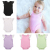 Spring AutumnTirred Cotton Cute Rompers Infant Baby Girl Clothes Lace Floral Ruffles Baby Girl Romper Cake Sunsuit Outfits 0-18M