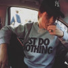 Spring Autumn Women Swearshirts Casual Long Sleeve Letter Hoodies Casual Pullover Sweatshirt Tops Printed Just Do Nothing