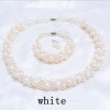 ASHIQI 100% Freshwater pearl Necklace /bracelet /stud Earring Jewelry Sets For Women