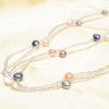 ASHIQI Baroque Pearl bracelets for women 925 sterling silver Clasp Crystal Beaded Bracelets & Bangles Natural freshwater pearl