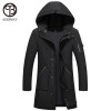 Asesmay Winter Men Coat Goose Feather Thick Warm White Duck Down Winter Jacket Mens Parka Hooded Military Green Men Down Jackets