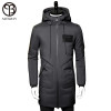 Asesmay 2017 Winter Down Jacket Men Coat Hooded Long White Duck Down Parka Thickening Warm Outwear Wellensteyn Men Winter Jacket