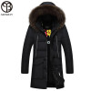 Asesmay 2017 Down Jacket Men Long Winter Jackets Men Parka Hooded High Quality Coat Plus Size M-5XL Wellensteyn Men Down Jacket