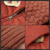 Artka Women'S Autumn Winter Vintage Big Collar Long Sleeve Embroidery Patchwork Midi Thick Puff Down Coat YK17434D