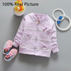 Artishare Baby Coat 2017 Fashion Spring Cotton Clothes For Baby Girls Wear Lace Bow Jacket Baby Infant Outerwear 0 to 24 M