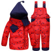 Baby Girls Boys Winter Down Coat Clothes Set 10-24 Months Kids Cute Diy Snow Wear Thicken Down Jacket+overalls Pants 2 Pcs Suit