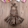 Baby Girls Boys Clothes Leapord Bodysuit Dress Ruffles Jumpsuit Outfits One pieces Summer Clothing Newborn 0-24M