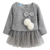 Baby Girls Autumn Winter Dress Long-Sleeve Princess Dress Ball Of Little Kids Clothes Children Party Cute Dresses