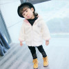 Baby Girl's Outwears Toddler Clothing Chirldren Printed Jacket Rabbit Hooded Infant Warm Coats Fashion Kid Winter Animal Clothes