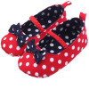 Baby Girl Soft Sole Shoes Dots Bowknot Toddler Anti-slip Shoes Newborn to