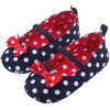 Baby Girl Soft Sole Shoes Dots Bowknot Toddler Anti-slip Shoes Newborn to