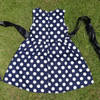 Baby Girl Sleeveless Chiffon Dress Summer Beach Dress Polka Dot Bowknot Sundress
