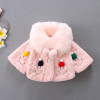 baby girl jackets girls outerwear coats coats winter kids jacket Velour fabric garment lovely Rabbit Ear coat baby girl Clothing