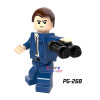 Single Super Hero Superboy Firestorm Captain Booster Cold Elektra Green Lantern Dark Archer building blocks toys for children