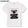 Spring Autumn Cartoon Bad Dog Boys Short Sleeve t shirt Kids Clothes T-Shirts Children Baby Girls Clothing