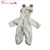 Spring Autumn Baby Clothes Flannel Baby Boy Clothes Cartoon Animal 3D Bear Ear Romper Jumpsuit Warm Newborn Infant Romper