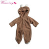 Spring Autumn Baby Clothes Flannel Baby Boy Clothes Cartoon Animal 3D Bear Ear Romper Jumpsuit Warm Newborn Infant Romper