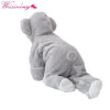 Spring Autumn Baby Clothes Flannel Baby Boy Clothes Cartoon Animal 3D Bear Ear Romper Jumpsuit Warm Newborn Infant Romper
