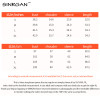 SINRGAN Women Fashion Winter Down Coat 90% White Duck Down Thick Long Sleeve Solid Black Outwear Women Long Coat Parkas Clothes