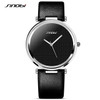 SINOBI New Fashion Minimalist Women's Rose Wrist Watches Leather Watchband Luxury Brand Simple Ladies Geneva Quartz Clock 2017