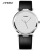 SINOBI New Fashion Minimalist Women's Rose Wrist Watches Leather Watchband Luxury Brand Simple Ladies Geneva Quartz Clock 2017