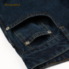 Groundnut Brand 100% Pure Cotton Business Straight Leg High Waist Long Jeans Men Denim Pants Male Casual Trousers 2017 Fashion