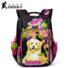 GRIZZLY 2017 NEW Russia Kids Backpack Cute Cartoon School Bags Orthopedic Waterproof Children Primary School for Girls Grade 1-4