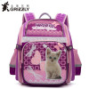 GRIZZLY 2017 NEW Russia Kids Backpack Cute Cartoon School Bags Orthopedic Waterproof Children Primary School for Girls Grade 1-4