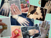 Gold color Zircon Crystal Titanium Stainless Steel Rings for Women Men Wedding Jewelry Three Layers Beauty anillos Female