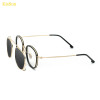 Gold Black Steampunk Sunglasses Men Ray Sunglass Mirrored Fashion Polarized Clip on Sunglasses Mirror Punk Trendy Glasses 2017