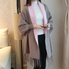 Gogoyouth Tassel Long Cardigan Female 2017 Autumn Tricot Sweater Women Jacket Knitted Cape Poncho Women Winter Top Jumper Kimono
