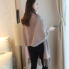 Gogoyouth Tassel Long Cardigan Female 2017 Autumn Tricot Sweater Women Jacket Knitted Cape Poncho Women Winter Top Jumper Kimono