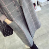 Gogoyouth Plus Size Long Cardigan Female 2018 Autumn Plaid Knitted Sweater Women Long Sleeve Cardigans Tricot Jacket Winter Tops