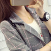 Gogoyouth Plus Size Long Cardigan Female 2018 Autumn Plaid Knitted Sweater Women Long Sleeve Cardigans Tricot Jacket Winter Tops