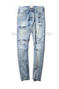 God of Fear Justin Bieber Fear of God Best Version FOG Men Selvedge Zipper Destroyed Tour Pants Skinny Jeans Blue Jeans Slim Fit