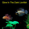 Glow In Dark Artificial Aquarium Pet Lionfish Ornament Fish Tank Jellyfish Decor