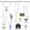 Global Drone X183 RC Quadcopter Drone GPS Follow M Professional FPV Remote Control Dron GPS Drone With Camera HD VS X8PRO X8