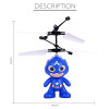 Global Drone RC Helicopter Drone 2 Channel Remote Control Spaceman Helicopter Induction Aircraft Toy Indoor Children Gift Toys