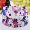 7/8'' (22mm) Ruban Cartoon Character printed Grosgrain Ribbon party decoration satin ribbons OEM 10 Yards