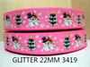 7/8"(22mm) Chrismas high quality printed polyester ribbon 5 yards,DIY handmade materials,wedding gift wrap,5Yc1078