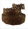 7/8"(22mm) Hollow flowers series high quality ribbon 25 yards,DIY handmade materials,wedding gift wrap, 25Y48647